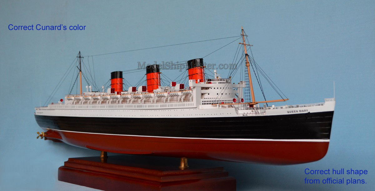 RMS Queen Mary Model